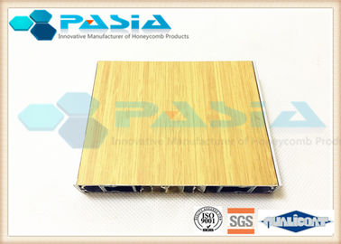 China Aluminiumbienenwaben-Wände mit der Bambusmuster-Furnier-Blattsäurebeständigkeit fournisseur