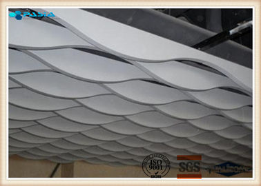 China Verdoppeln Sie Gewohnheits-Aluminiumplatte der gebogenen Oberflächen-1100 für errichtende Lobby fournisseur