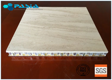 China Marmorsteinbienenwaben-Zusammensetzung täfelt 20 - 25 Millimeter Stärke-für Büro-Dekoration fournisseur