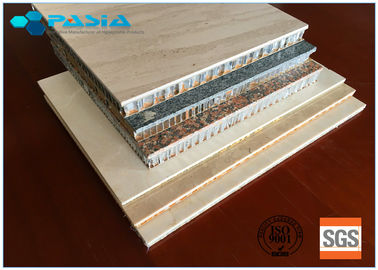 China Kundengebundene Steineinfassungs-Bienenwaben-Platte von haltbaren hochwertigen Möbel-Dekorations-Materialien fournisseur