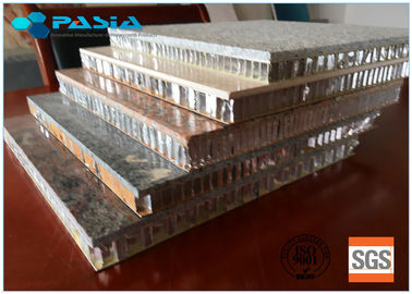 China 1200x1200 sortiertes Bienenwaben-Dach täfelt Marmorsteinaluminiumbienenwaben-Platten-Ebene fournisseur