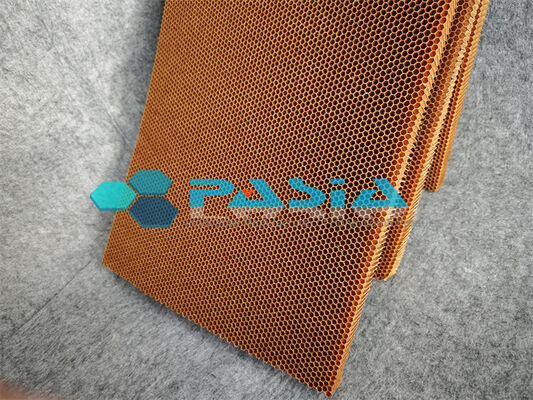 China Aerospace Grade Constructed From Aramid Fiber Honeycomb Sheet Material Coated Phenolic Resin fournisseur