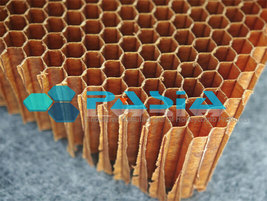 China Flex Core Aramid Honeycomb for Three D Shaped Parts Requiring Insulation and Non Conductivity fournisseur