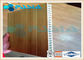 Kupferne Furnier-Blattaluminiumbienenwaben-zusammengesetzte Dach-Platten für luxuriöse Gebäude-Spitze fournisseur